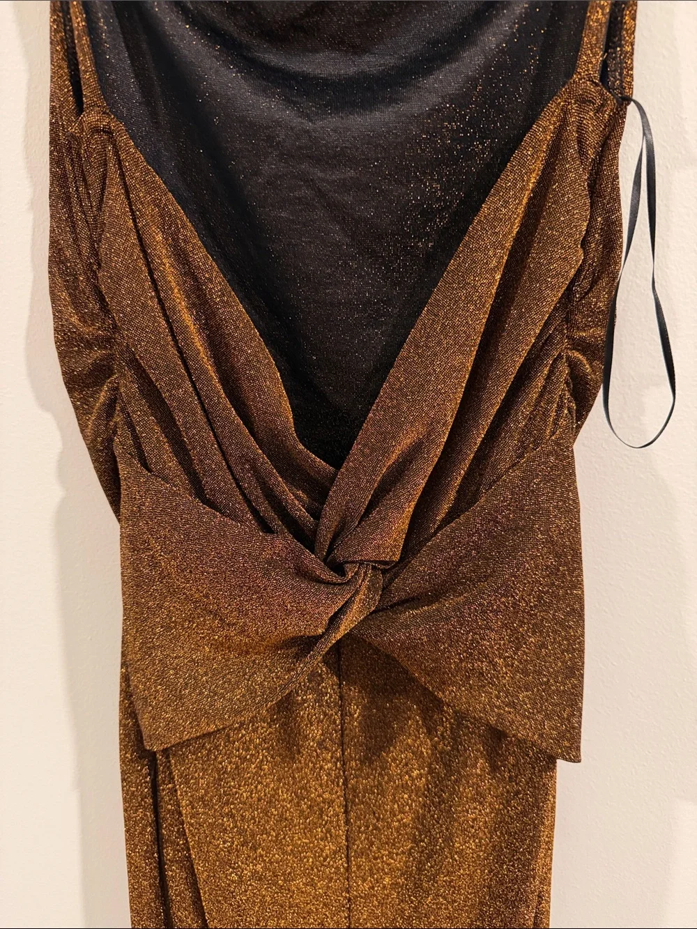 Reformation Breslin Dress in Rose Gold Sparkle, Size S (NWT) - Picture 5 of 5